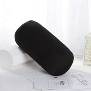 Cylinder Memory Foam Pillow Mini Microbead Roll Cushion Neck Waist Back Head Support Sleep Pillow Comfortable Roll Pillow Microbead Jelly Bean Bed Pillow Tube Pillow Cushion for Head, Back Support