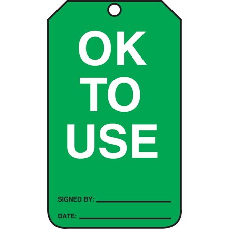 Cylinder ,Ok to Use,25/Pk,Pf-Cardstock