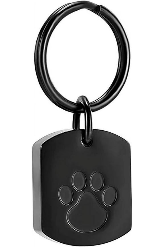 Cylinder / Paw Print Cremation Ash Urn Keychain for Pet Ashes Cremation Jewelry for Human Ashes Dog Cat Cremation Keepsake Keepsake Perfume Memorial Pendant Urn Keychain