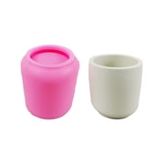 Cylinder Planter Silicone Mold Plaster Flower Pot Mold DIY Candle Cup Resin Mold Flower Vase Epoxy Resin Casting Mold