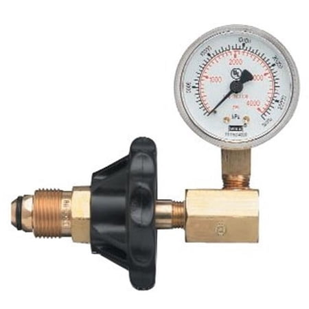 Cylinder Pressure Testing Gauges, Nitrogen; Argon; Helium, Brass, CGA-580
