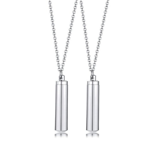 Cylinder Urn Necklace, Cylinder Cremation Necklace for Ashes, Urn Jewelry, Cremation Jewelry