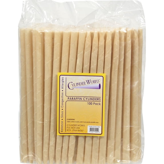 Cylinder Works Cylinders - Paraffin - 100 ct