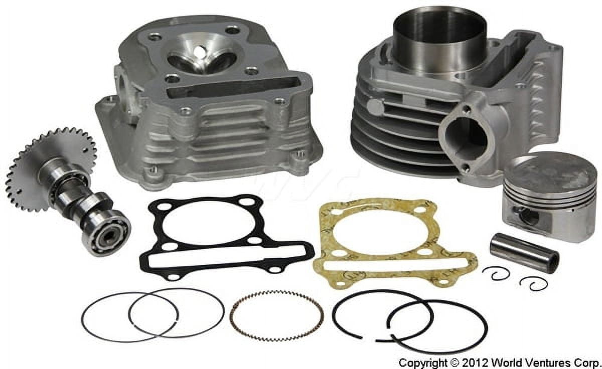 Cylinder and Head 58.5mm Alloy Big Bore Kit -  for GY6 150cc Scooters