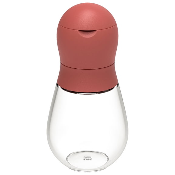 Cylindrical Clear Pepper Grinder - Manual Spice Grinder with Precision Grinding Mesh for Uniform Results, Easy to Clean and Durable Design