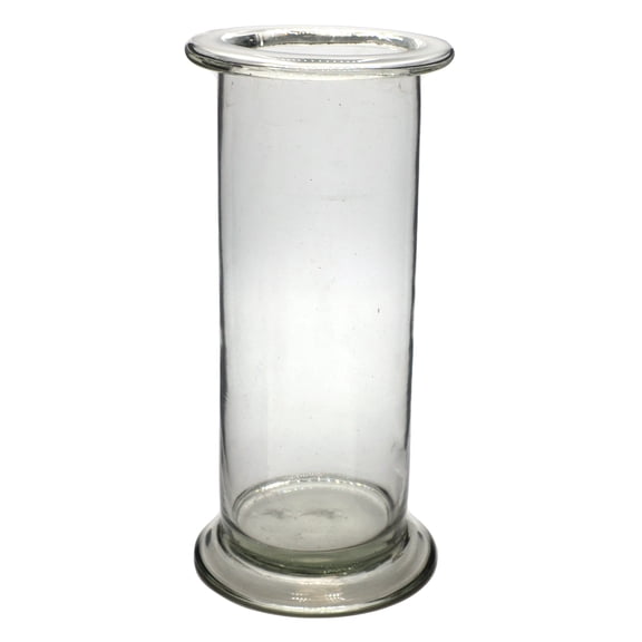 Cylindrical Gas Jar - Soda Glass - 7.9" x 3"