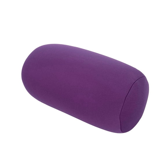Cylindrical Pillow Comfortable Roll Pillow Bed Pillow Tube Pillow Cushion for Head, Neck, Back Support, Mini Microbead Cushion Lumbar Support, 11.8 × 6.3 Inch