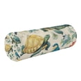 thumbnail image 1 of Cylindrical Pillow Decorative Neck Roll Pillow with Removable Washable Cover Roll Pillow for Knee Leg Neck Colorful Turtles and Birds Pattern, 1 of 7