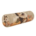 thumbnail image 1 of Cylindrical Pillow Decorative Neck Roll Pillow with Removable Washable Cover Roll Pillow for Knee Leg Neck Dog Dressed in Halloween Costumes, 1 of 7