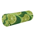 thumbnail image 1 of Cylindrical Pillow Decorative Neck Roll Pillow with Removable Washable Cover Roll Pillow for Knee Leg Neck Lime Slice Image, 1 of 7