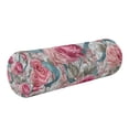 thumbnail image 1 of Cylindrical Pillow Decorative Neck Roll Pillow with Removable Washable Cover Roll Pillow for Knee Leg Neck Roses and Ribbons, 1 of 7
