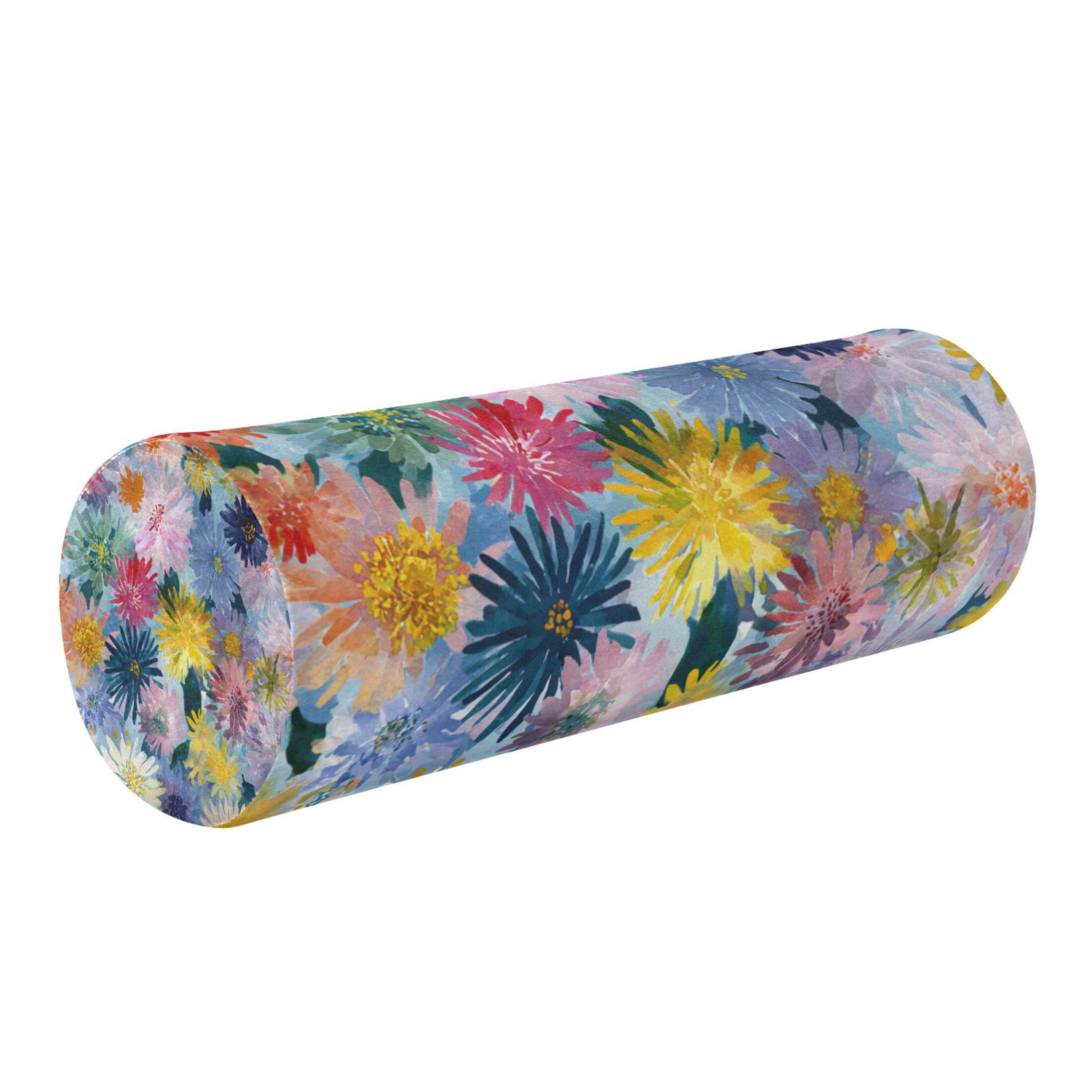 Cuscino Cervicale Decorativo Greenland Home Andorra Con Ricami Suzani, Fodera Rimovibile E Lavabile In Lavatrice