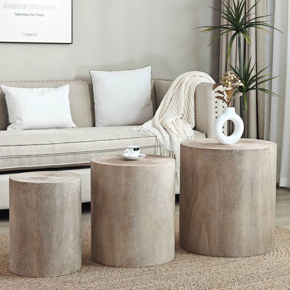 Cylindrical Shape and Smooth Finish - Bring Natural Touch to Lounge Spaces