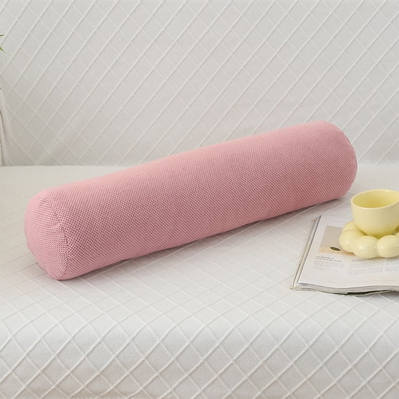 Cylindrical Side Sleeper Pillow - Orthopedic Leg Wedge Pillow with Removable Washable Cover for Sofa & Bed