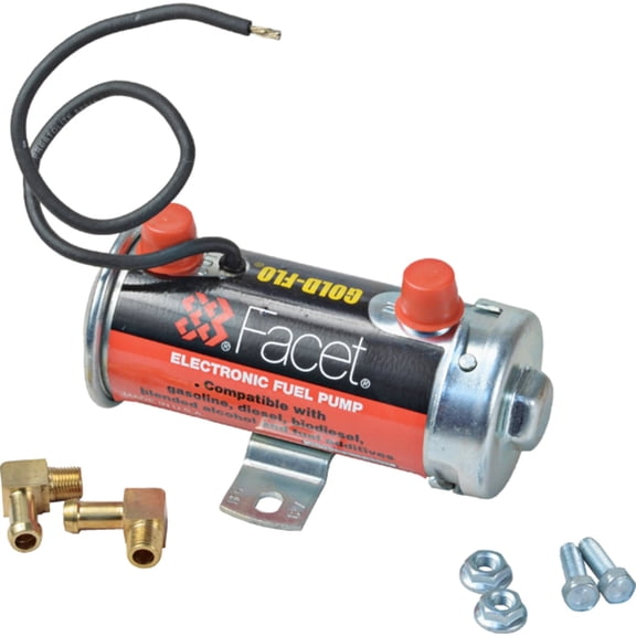 Cylindrical Solid State Fuel Pump for 4-5.5PSI, 24" Min Dry Lift; FPF-FEP87SV