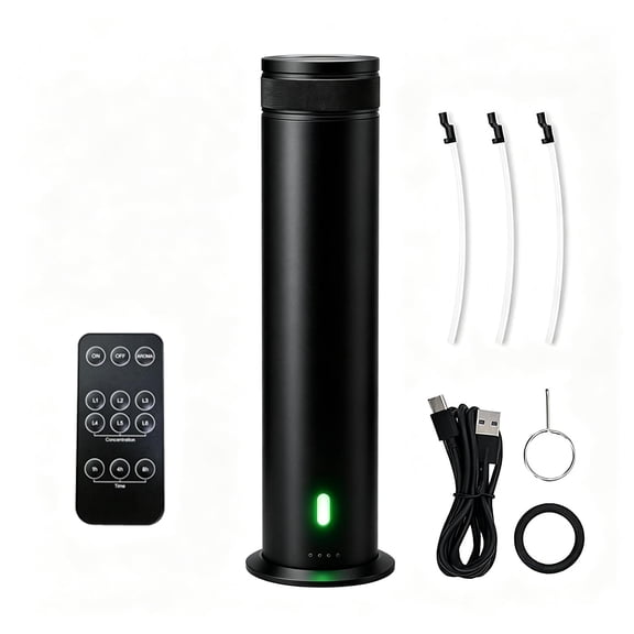 Commercial Waterless Cold-Air Scent Diffuser, Floor Standing Aroma Diffuser with Remote Control, Plug-in Essential Oil Scent Machine for Home, Hotel, Office & Spa