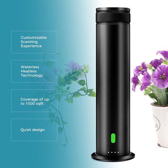 Cylindrical commercial aroma diffuser, pillar aroma diffuser, waterless diffuser, cold air hotel aroma diffuser, automatic fragrance sprayer