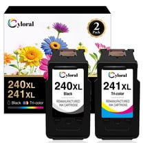 240XL 241XL Black and Color Ink Cartridges for Canon PG-240 CL-241 for MG3620 MG3600 MG2140 MG2220 MX372 MX392 MX422 MX432 TS5100 TS5120 Printers