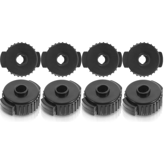 Cymbal Quick Release Cap Installation Accessories Drum Nuts 8 Pcs Electronic to Disassemble Plastic Rollers