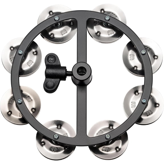 Cymbals HTHH1BK Mountable Hihat Tambourine with Steel Jingles (VIDEO)