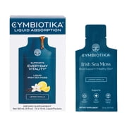 Cymbiotika Liposomal Irish Sea Moss - 12 Count Gel Packets Supporting Gut Health, Skin Hydration and Healthy Aging