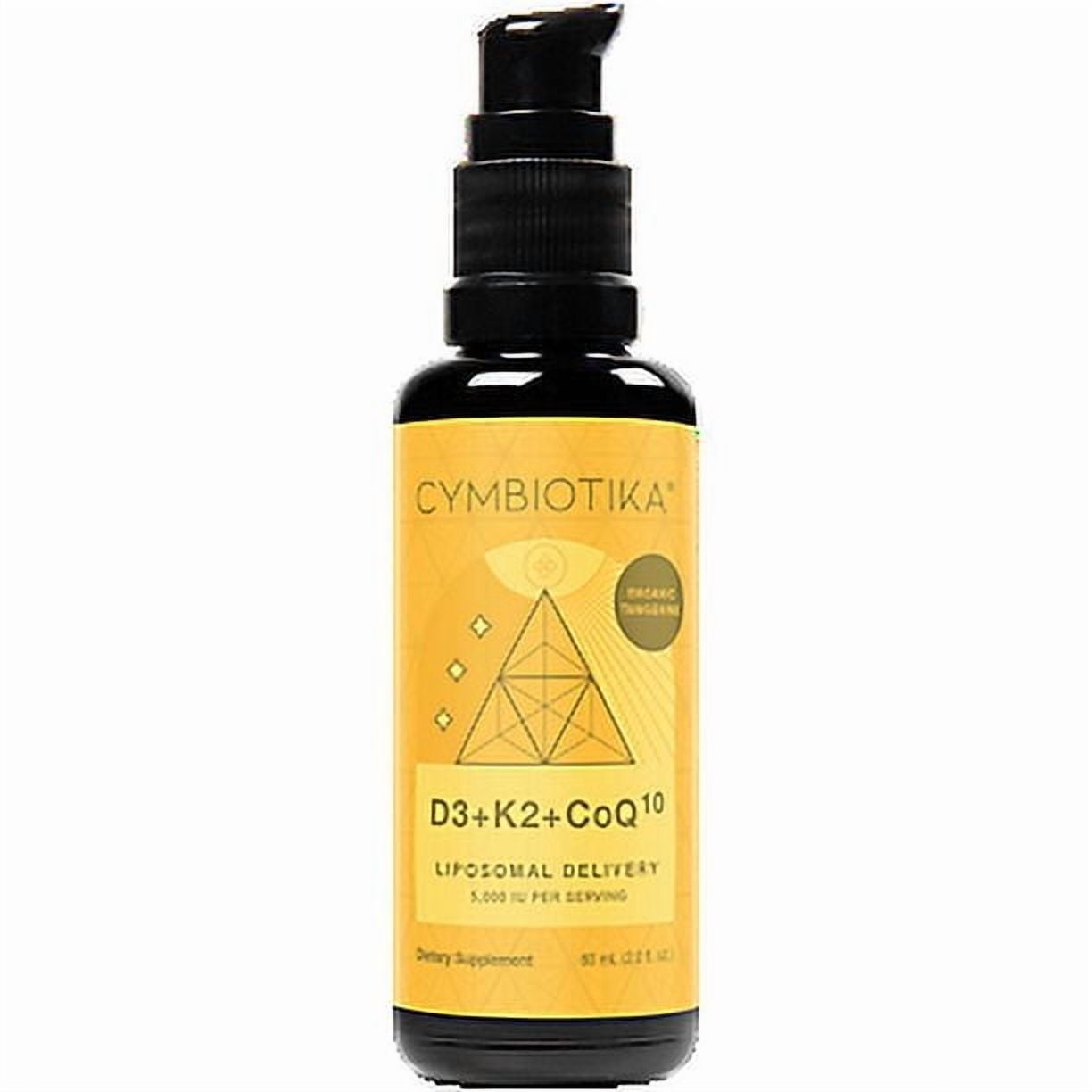 Cymbiotika - Liposomal Vitamin D3 + K2 + CoQ10, Tangerine, 5000 IU