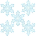 thumbnail image 1 of Cymylar 36 "Blue Snow Balloon, Winter Themed Birthday Party Decoration (5 Pcs), 1 of 5