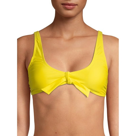 Cyn & Luca Juniors' Bailey Tie Front Swimsuit Top