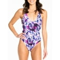 thumbnail image 1 of Cyn & Luca Juniors' Opal Side Bow One Piece Swimsuit, 1 of 3
