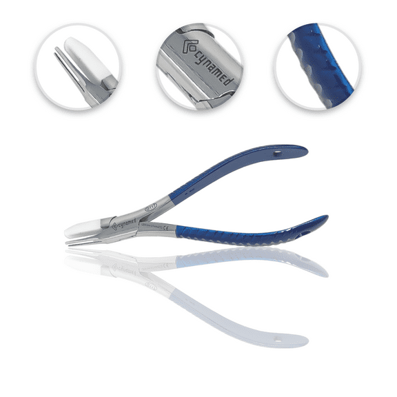 Cynamed Premium Eye Narrow Wiring/Forming Optical Pliers - Optician Eyeglass Hand Tools