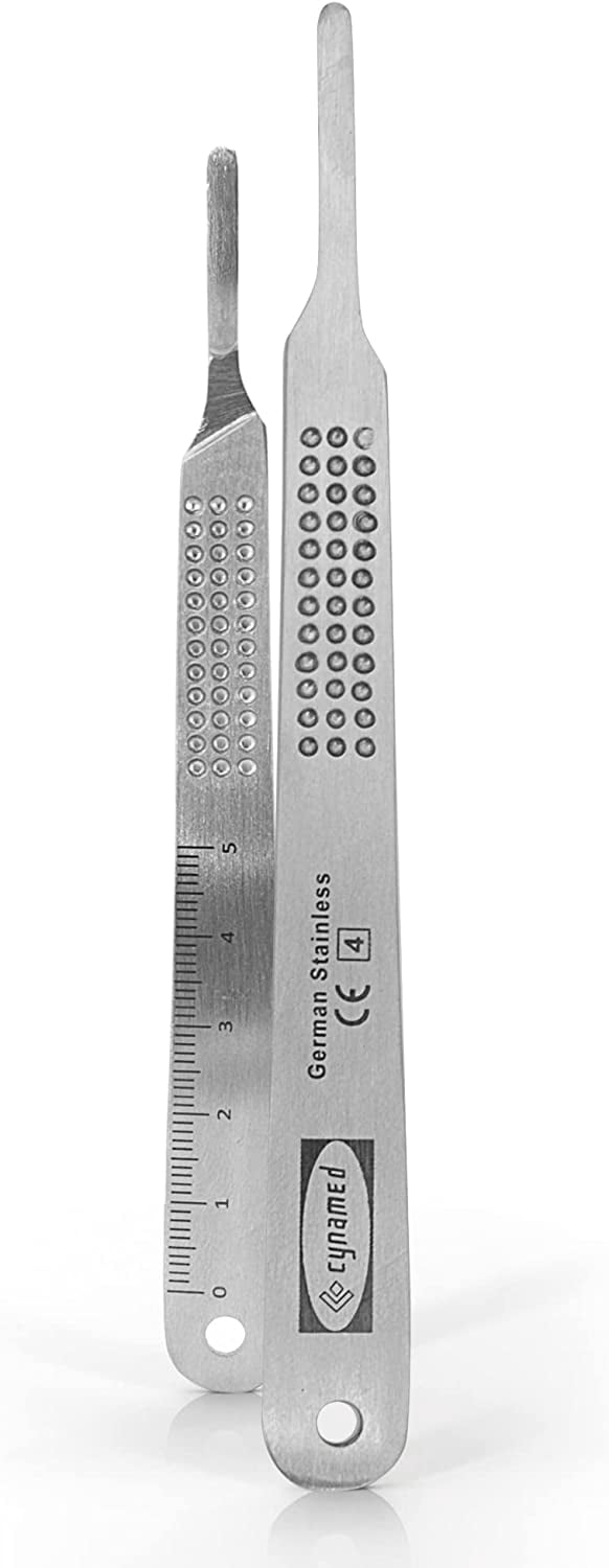Cynamed Premium Scalpel Handle No. 4 with Measurements