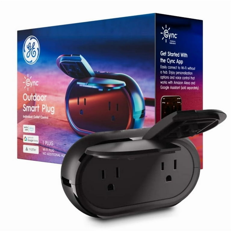 GE Cync Outdoor Plug - Matter and Savant AVDL - 1 pack - Walmart.com