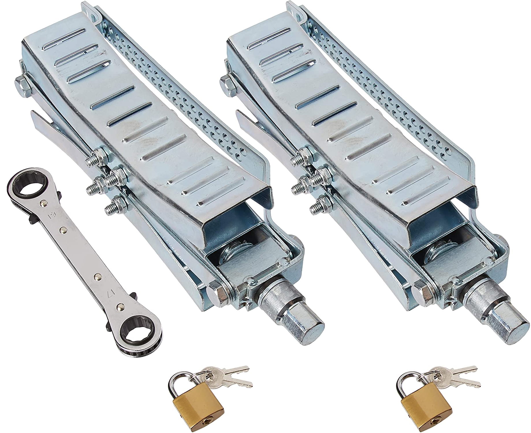 Stoop Chock Cynder 02049 Heavy Duty Wheel Stop Chock-N-Lock, Tandem Tires ...