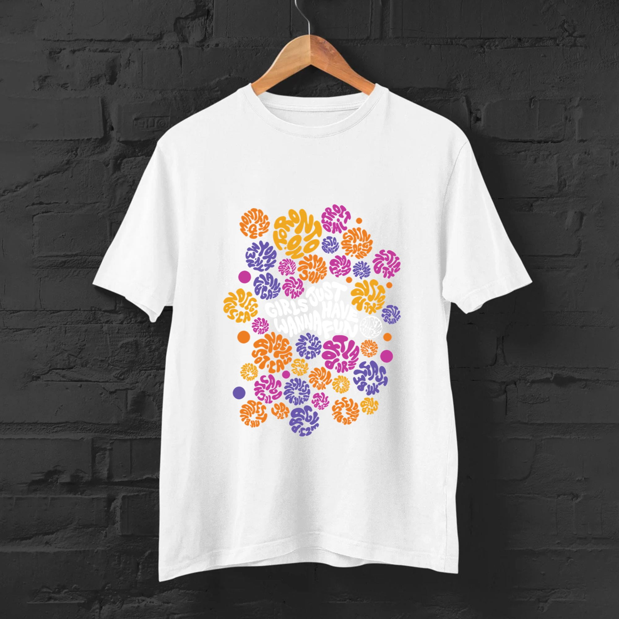 Cyndi Lauper 2025 Girls Just Wanna Have Fun Farewell Tour Shirts