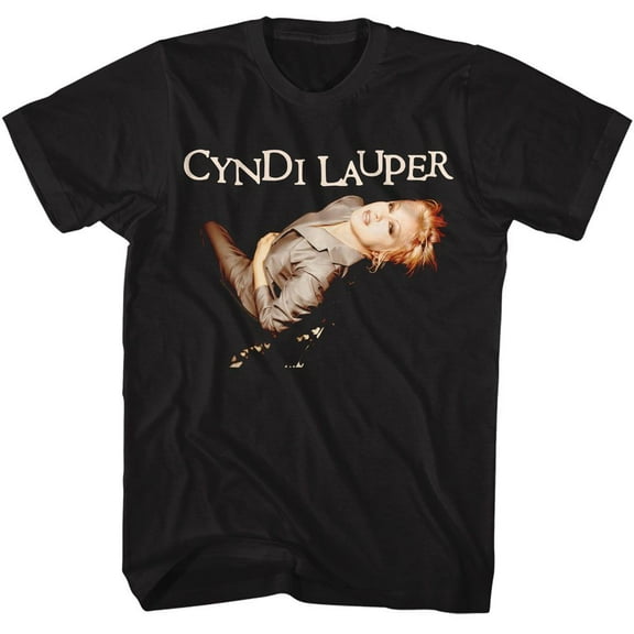 Cyndi Lauper At Last Men's T Shirt - Black, L