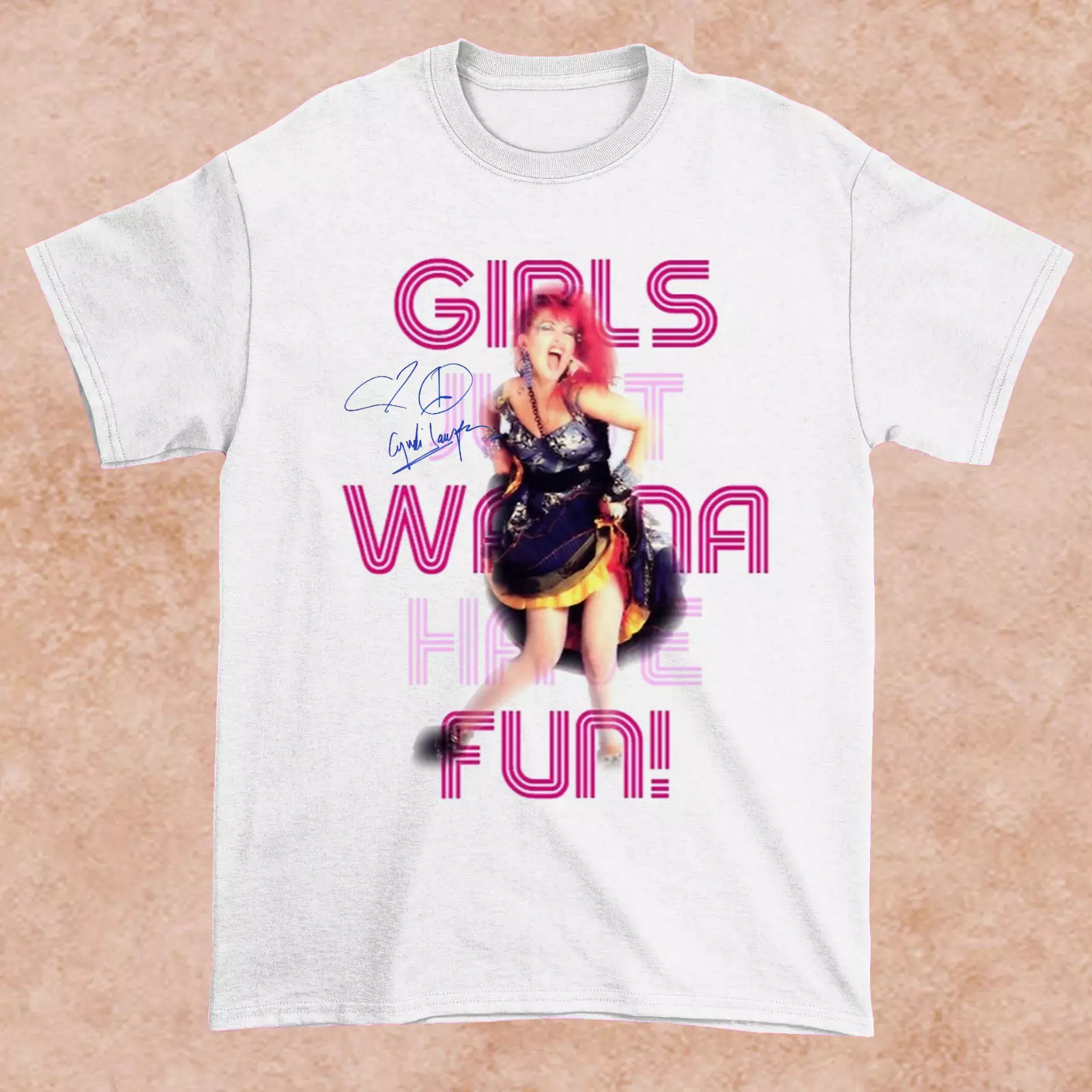 Cyndi Lauper Concert Girls Just Wanna Have Fun Tour Music Unisex Tshirt