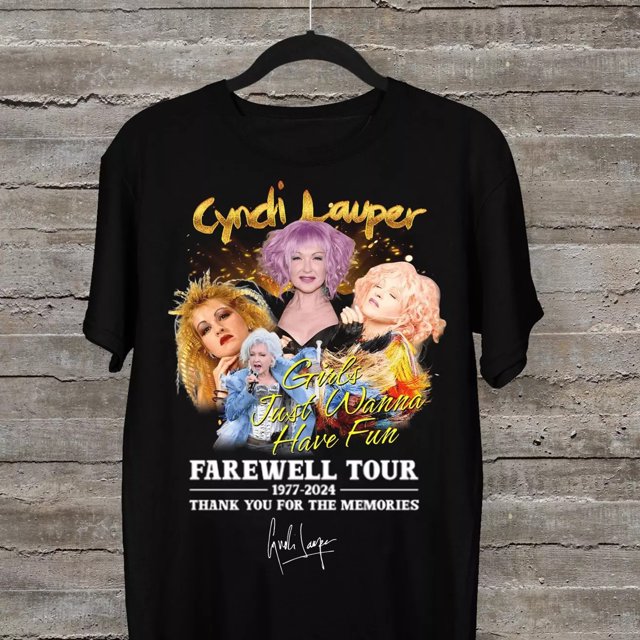 Cyndi Lauper Farewell Tour 19772024 Thank You For Joyfulness TShirt