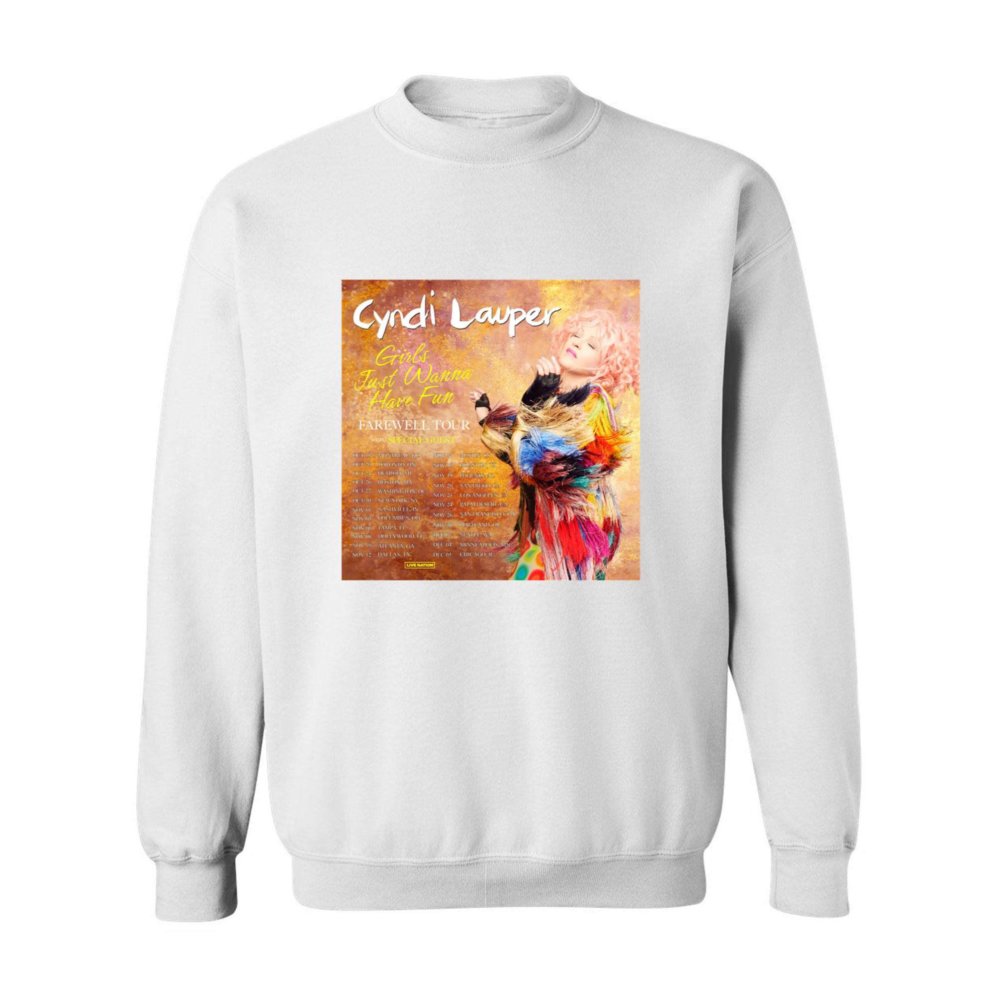 Cyndi Lauper Farewell Tour 2024 T Shirt Full Size S5XL