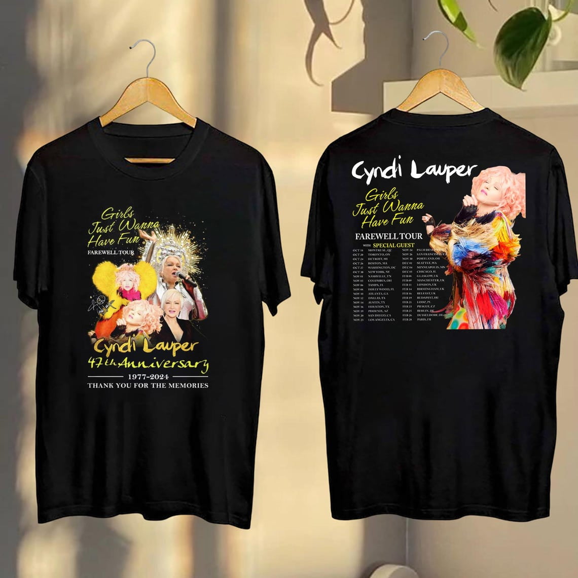 Cyndi Lauper Girl Just Wanna Have Fun Farewell Tour 2025 TShirt, Cyndi