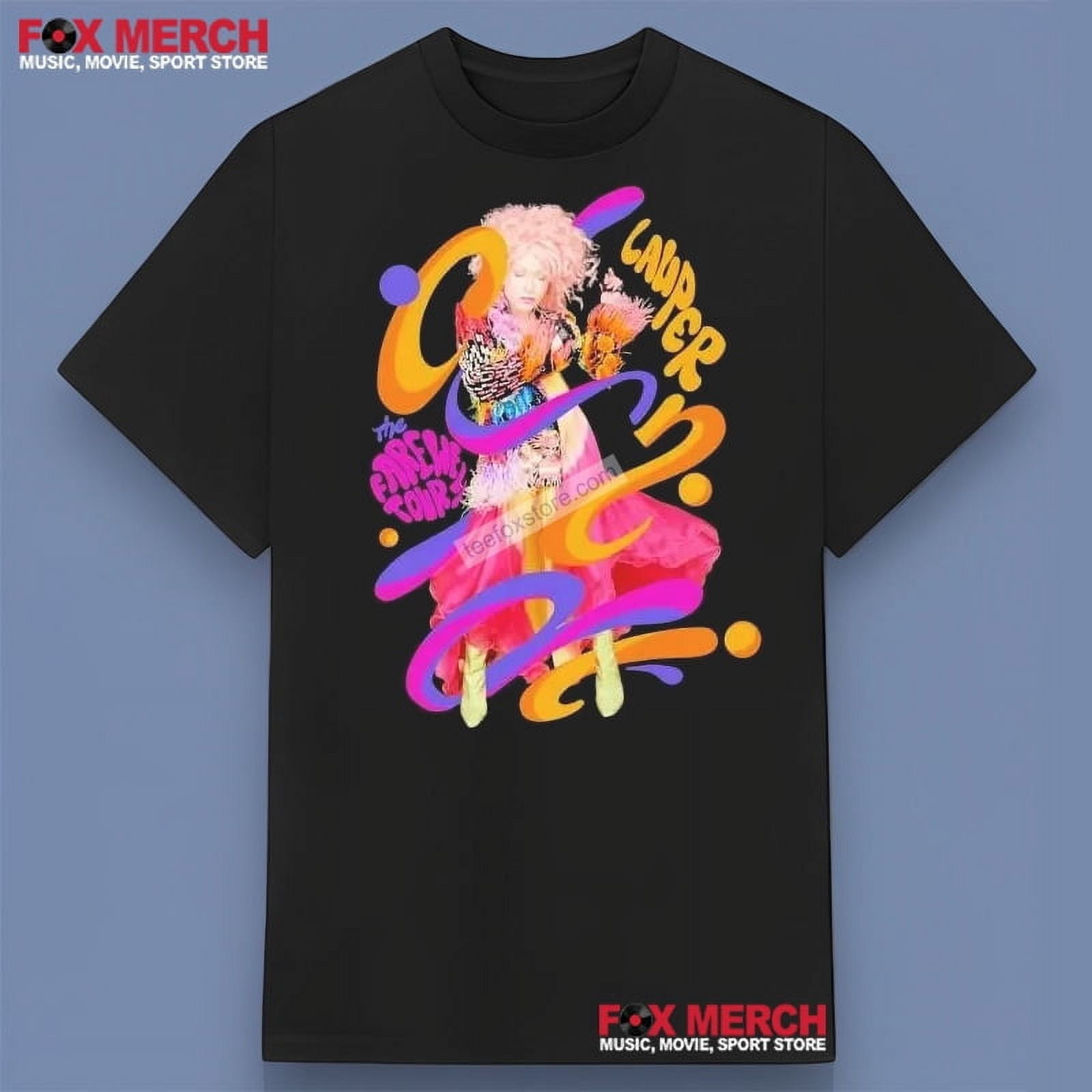 Cyndi Lauper Girls Just Wanna Have Fun The Farewell Tour 2025 Graphic T