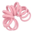 thumbnail image 1 of Cyndibands Light Pink Seamless Hair Ties - Extra Gentle Soft and Stretchy Nylon Fabric Ponytail Holders - 12 Pack, 1 of 11
