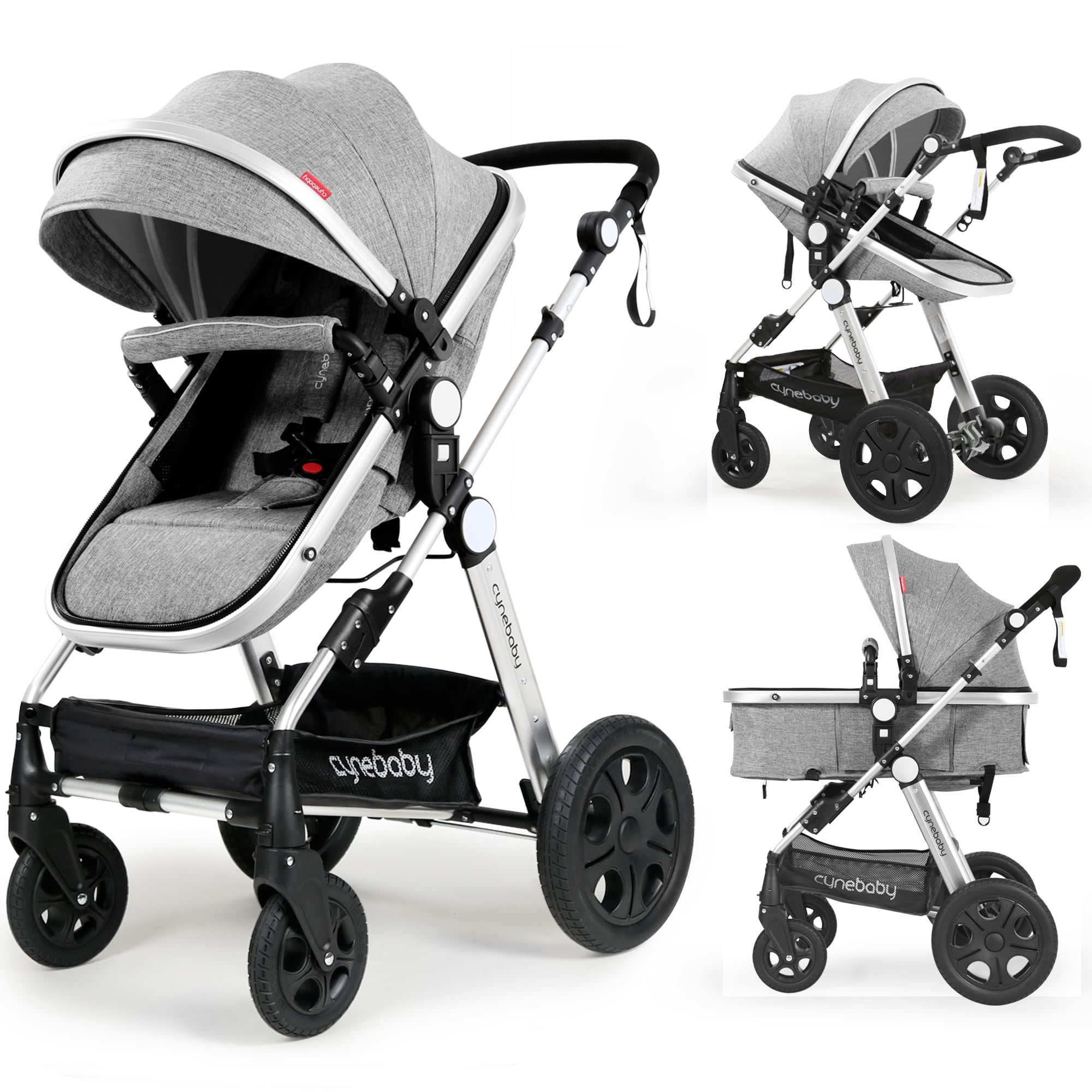 Cynebaby Convertible Baby Stroller with Universal Wheel