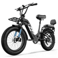 thumbnail image 1 of Cyneira 20" x 4.0 Fat Tire Electric Bike for Adults, 750W Motor, 48V 20AH Removable Battery, 80 Miles, 7-Speed, Step-Thru Ebike, UL2849 Certified, 1 of 10