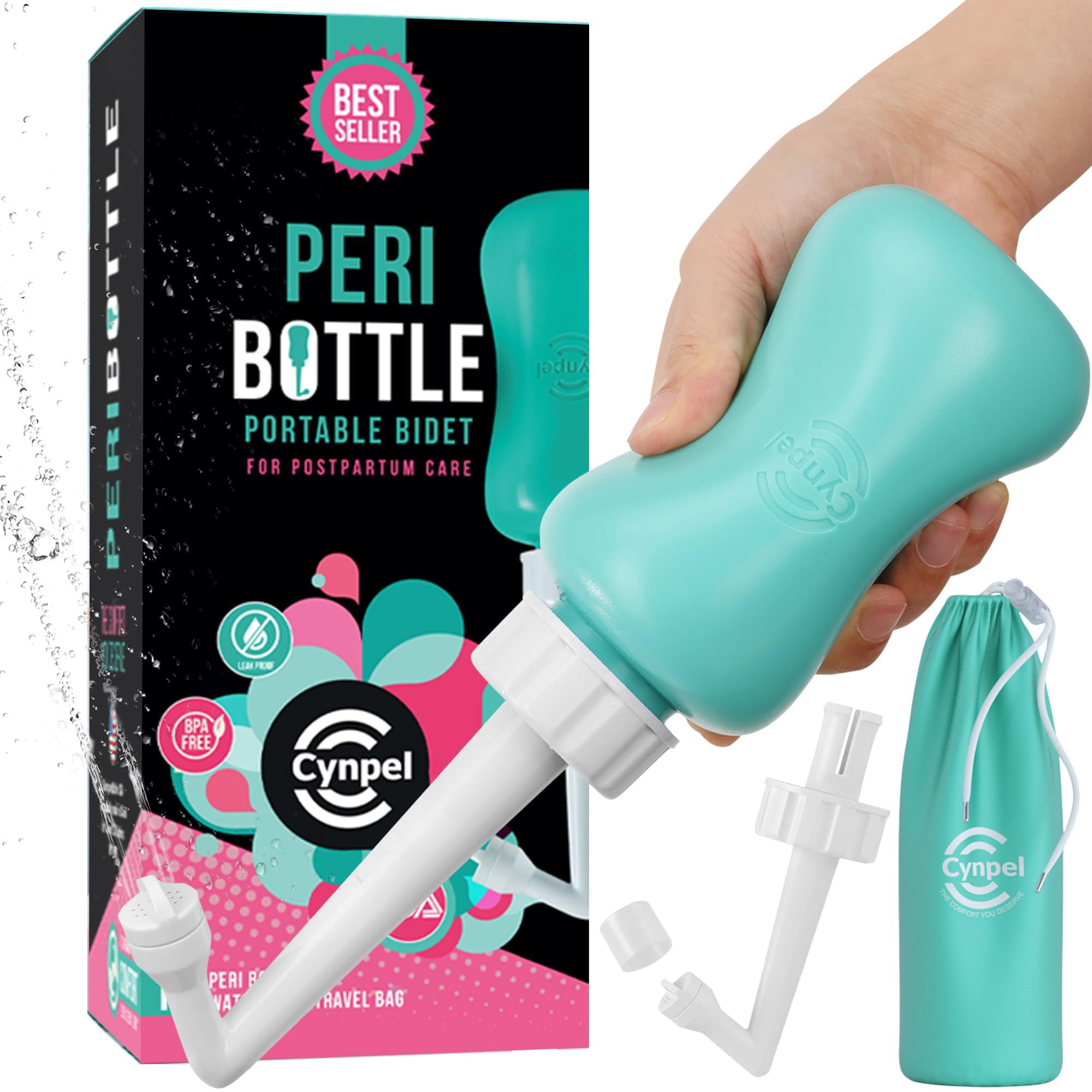 Moment perpétuel 100mlボトル Amazon.com: Cynpel Peri Bottle - Postpartum and Perineal Care