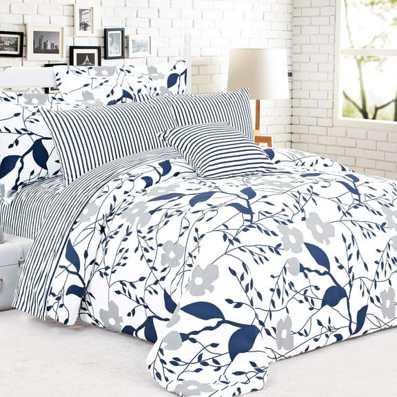 Cynthia 100% Cotton 4 PC Duvet Cover Set