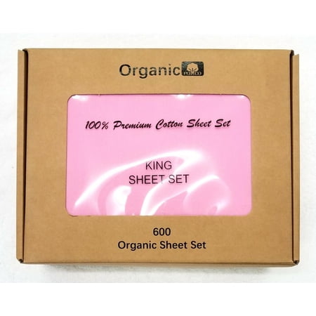 Cynthia Adams 600 Collection 100% Cotton Bedding Organic Sheet Set Soft 16" Deep Pocket