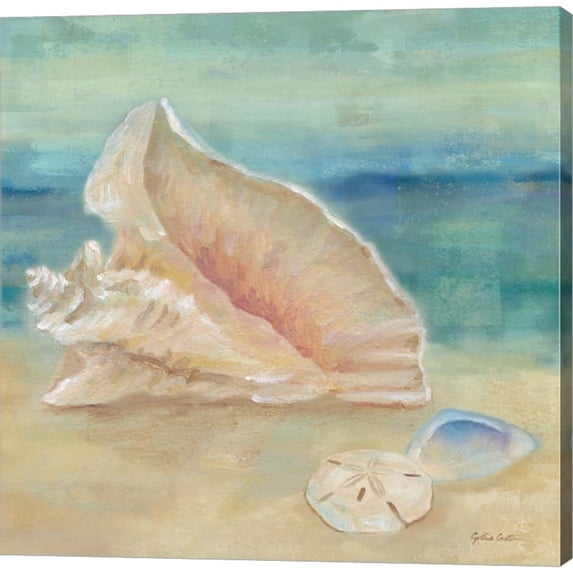 Cynthia Coulter 'Horizon Shells III' Canvas Art