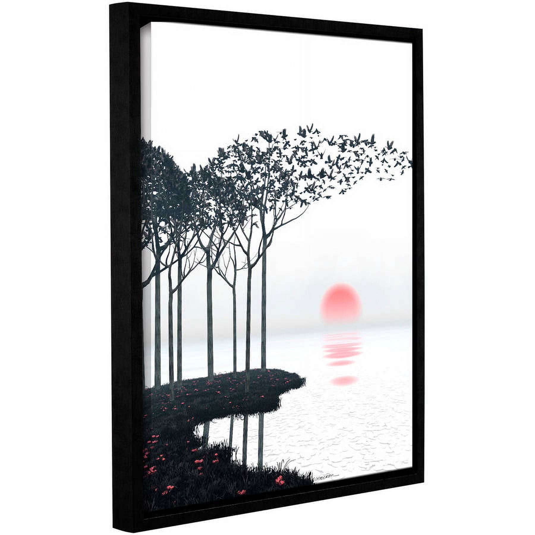 Cynthia Decker "Aki" Floater-Framed Gallery-Wrapped Canvas