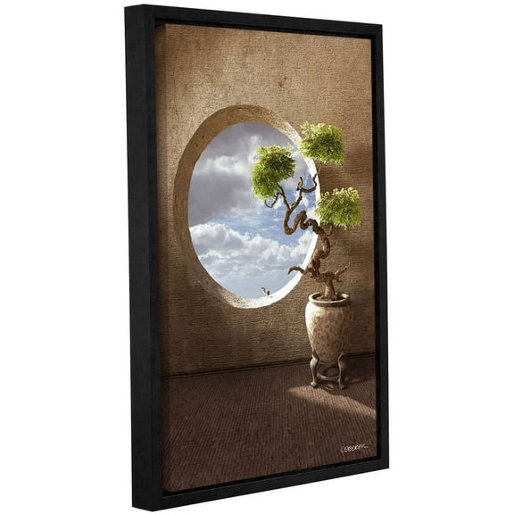 Cynthia Decker "Haiku" Floater-Framed Gallery-Wrapped Canvas