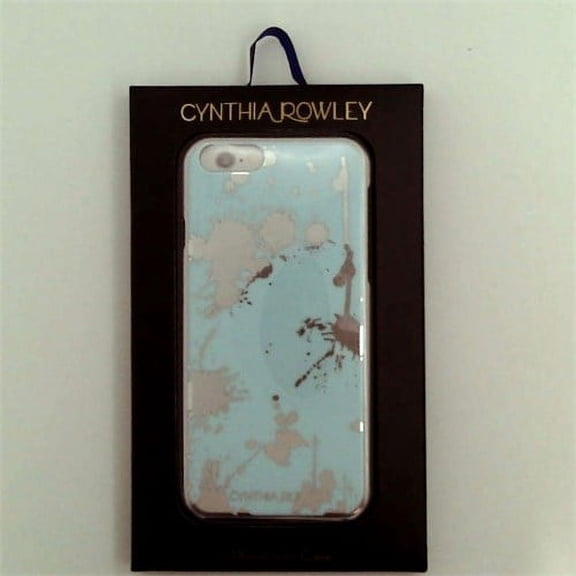 Cynthia Rowley Slim Snap On Shield Case Blue Silver Splatter iPhone 6/6s